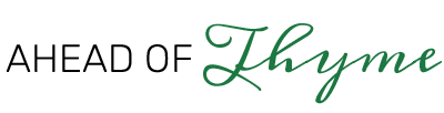 Ahead of Thyme Ahead of Thyme logo