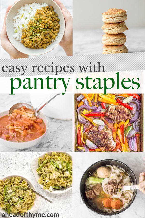 Easy Pantry Staple Recipes