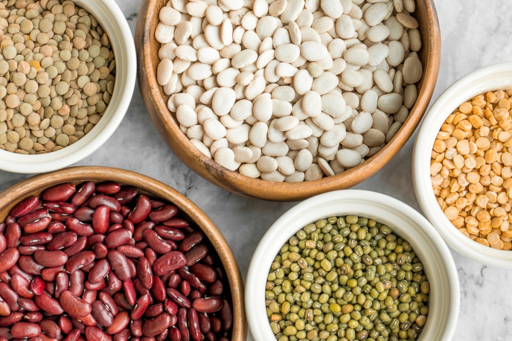 Don't know what to do with the dried beans in your pantry? Learn how easy it is to cook any type of beans -- vegan, gluten-free, and packed with protein. | aheadofthyme.com