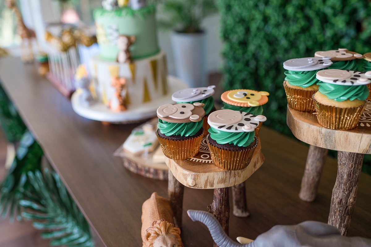 Throw the best wild one safari birthday party with ideas on every detail for an epic jungle party from decor and party favors, to desserts and recipes. | aheadofthyme.com