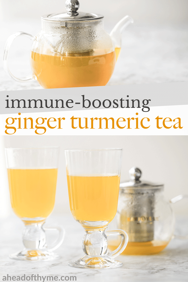 Immune-Boosting Ginger Turmeric Tea