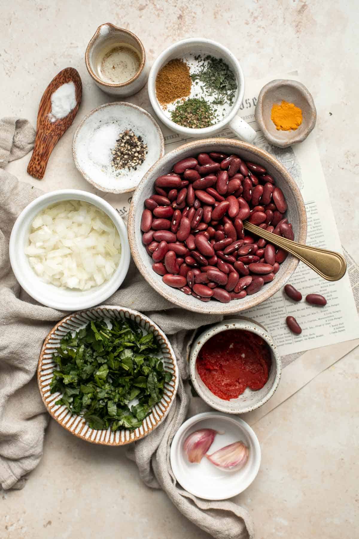 One Pot Red Kidney Beans are vegan, healthy, hearty, nourishing, and packed with plant-based protein. The perfect recipe for your dried kidney bean stash! | aheadofthyme.com