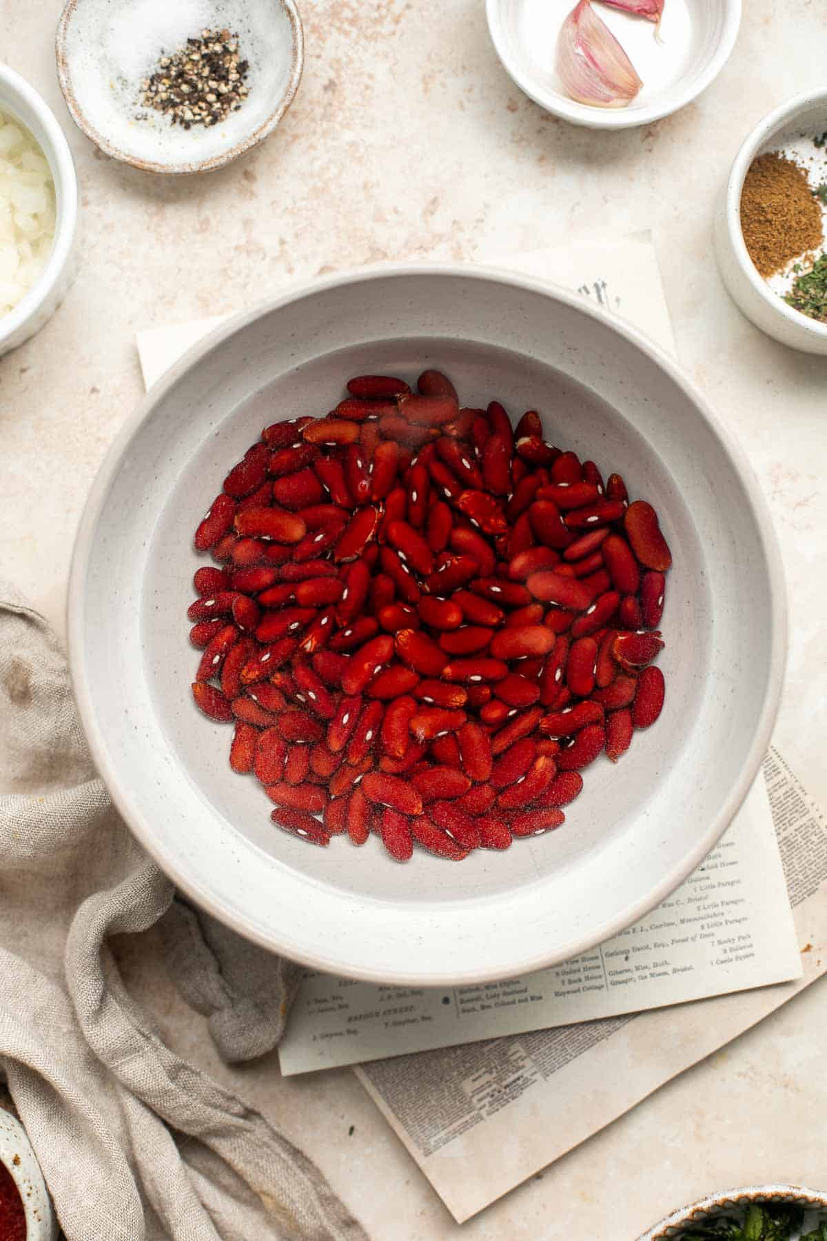 One Pot Red Kidney Beans are vegan, healthy, hearty, nourishing, and packed with plant-based protein. The perfect recipe for your dried kidney bean stash! | aheadofthyme.com