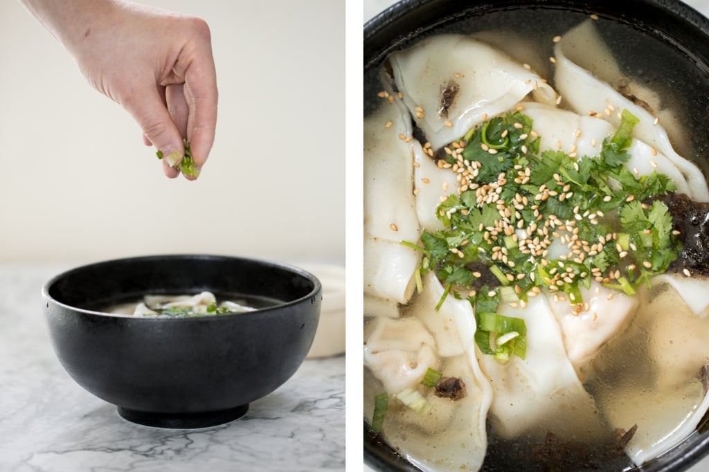 This easy, better than takeout, 10-minute Shanghai style wonton soup is the perfect soup to make for one person and is packed with classic Asian flavours. | aheadofthyme.com