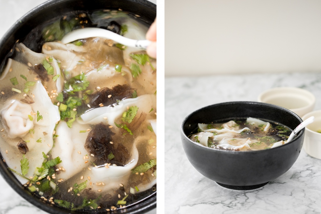This easy, better than takeout, 10-minute Shanghai style wonton soup is the perfect soup to make for one person and is packed with classic Asian flavours. | aheadofthyme.com