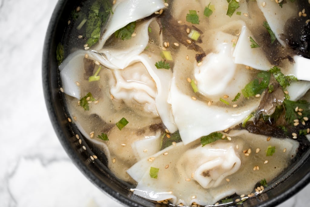 This easy, better than takeout, 10-minute Shanghai style wonton soup is the perfect soup to make for one person and is packed with classic Asian flavours. | aheadofthyme.com