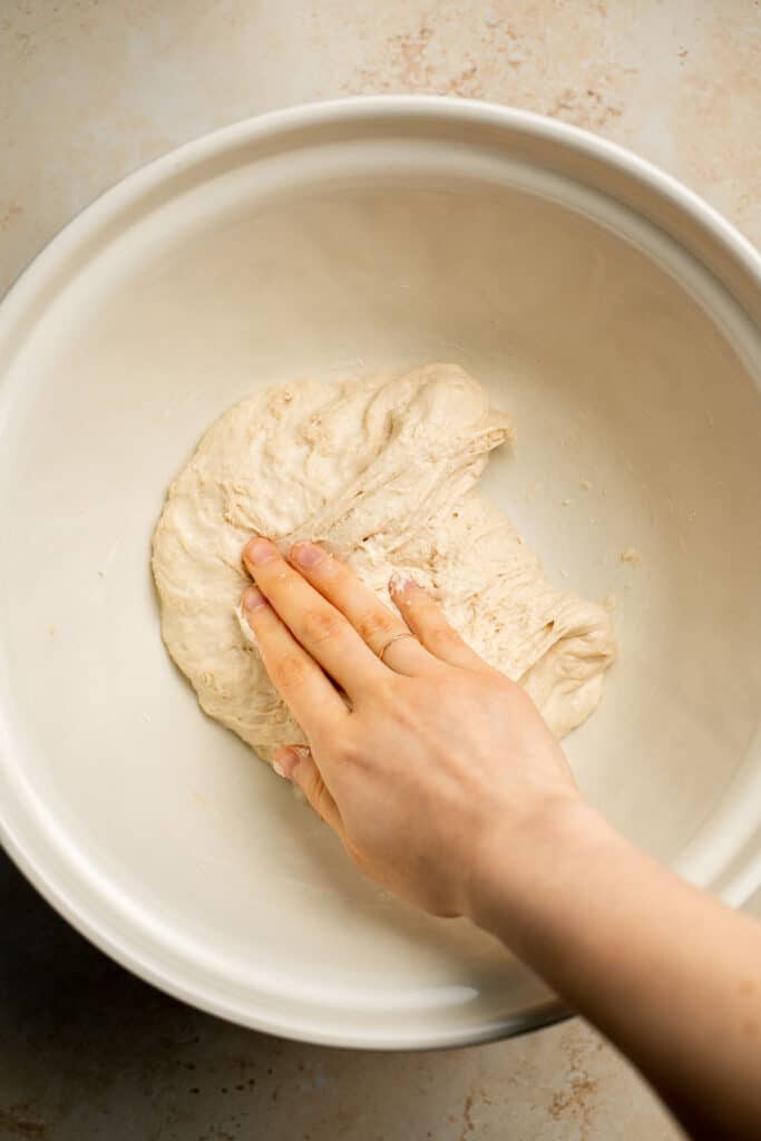 Easy small batch Ciabatta Rolls are fluffy and airy with a perfect crunchy, crackly crust. They take only 10 minutes to prepare and require no kneading. | aheadofthyme.com