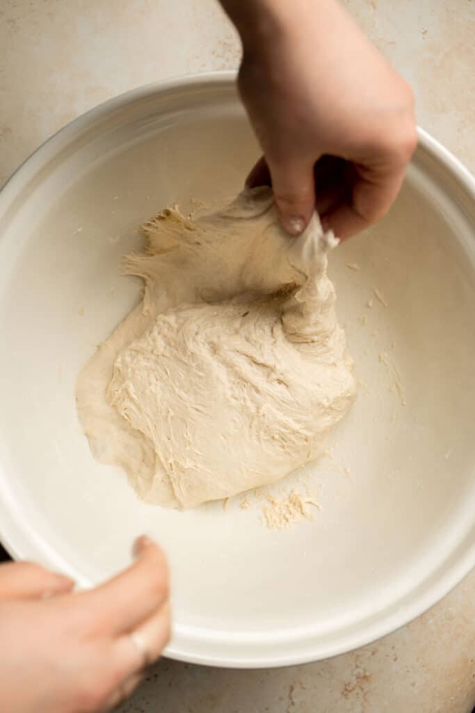 Easy small batch Ciabatta Rolls are fluffy and airy with a perfect crunchy, crackly crust. They take only 10 minutes to prepare and require no kneading. | aheadofthyme.com