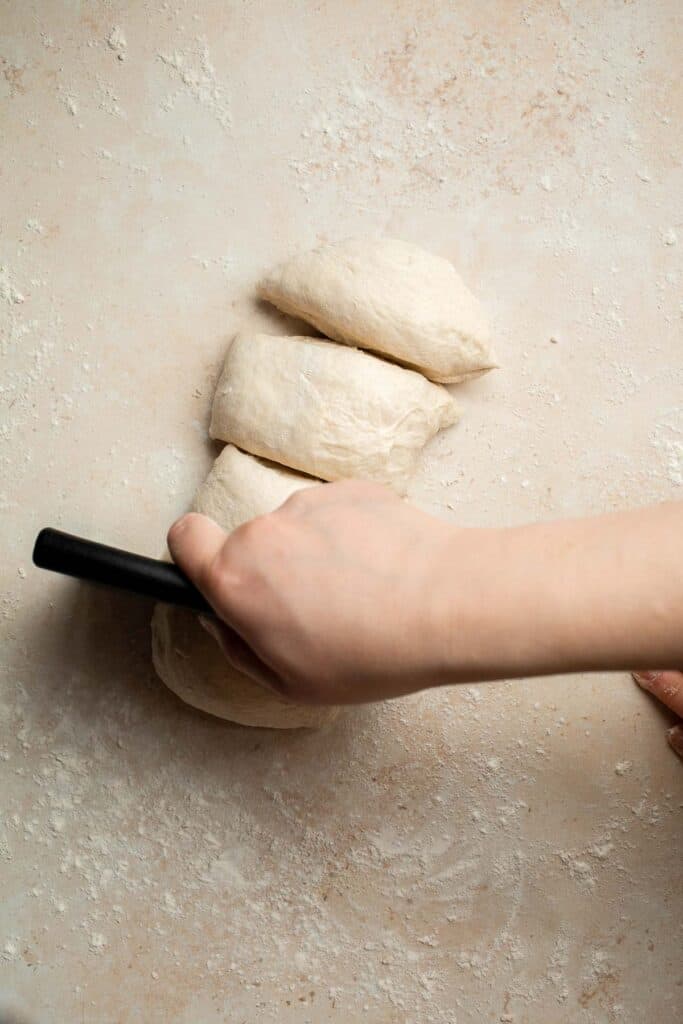 Easy small batch Ciabatta Rolls are fluffy and airy with a perfect crunchy, crackly crust. They take only 10 minutes to prepare and require no kneading. | aheadofthyme.com