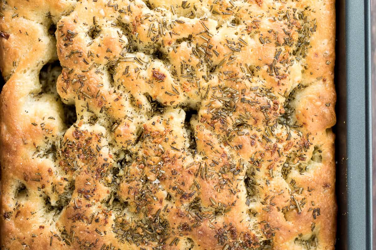 Easy Rosemary Garlic Focaccia Bread Ahead of Thyme