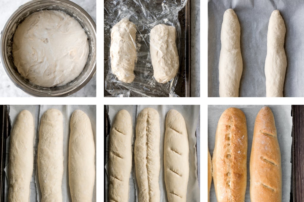 How to Make Beautiful, Crispy & Flavourful No-Knead Baguettes