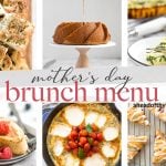 Prepare the fancy Mother's Day brunch at home that your mom deserves. This brunch menu contains easy breakfast recipes and ideas for an epic brunch spread. | aheadofthyme.com