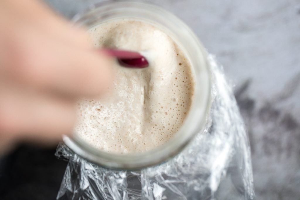 Learn how to make sourdough starter from scratch and make your own yeast at home with a few simple ingredients to bake sourdough bread + more yeast recipes. | aheadofthyme.com