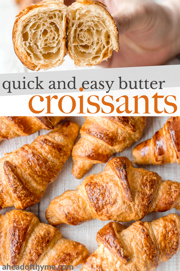 Quick and Easy Butter Croissants