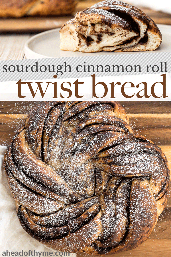 Sourdough Cinnamon Roll Twist Bread