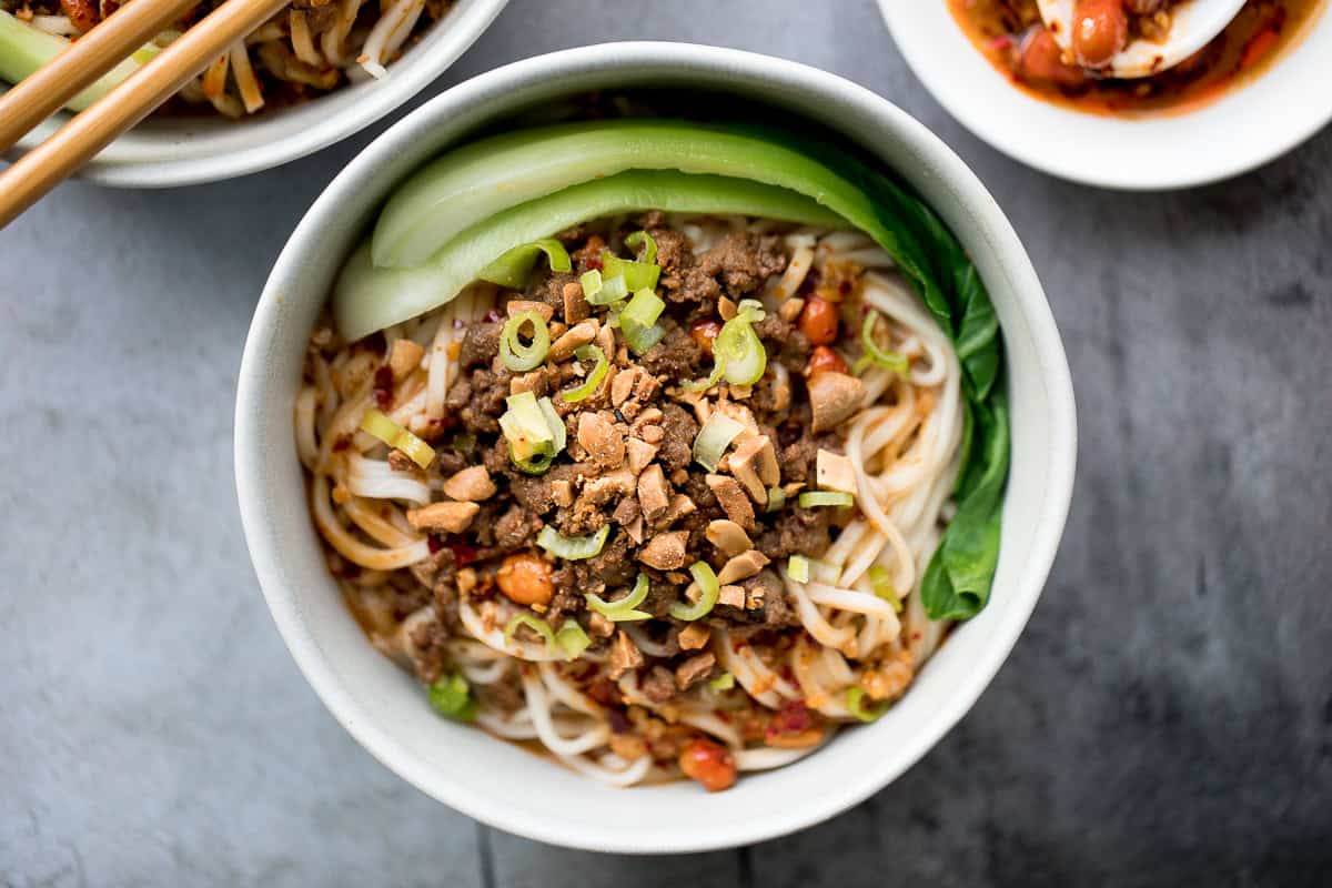 Spicy Dan Dan Noodles Ahead of Thyme