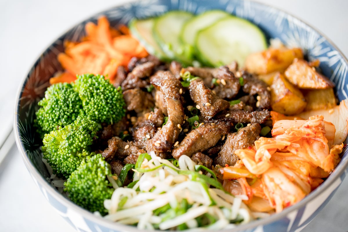 Korean Beef Steak Rice Bowl | aheadofthyme.com - Ahead of Thyme