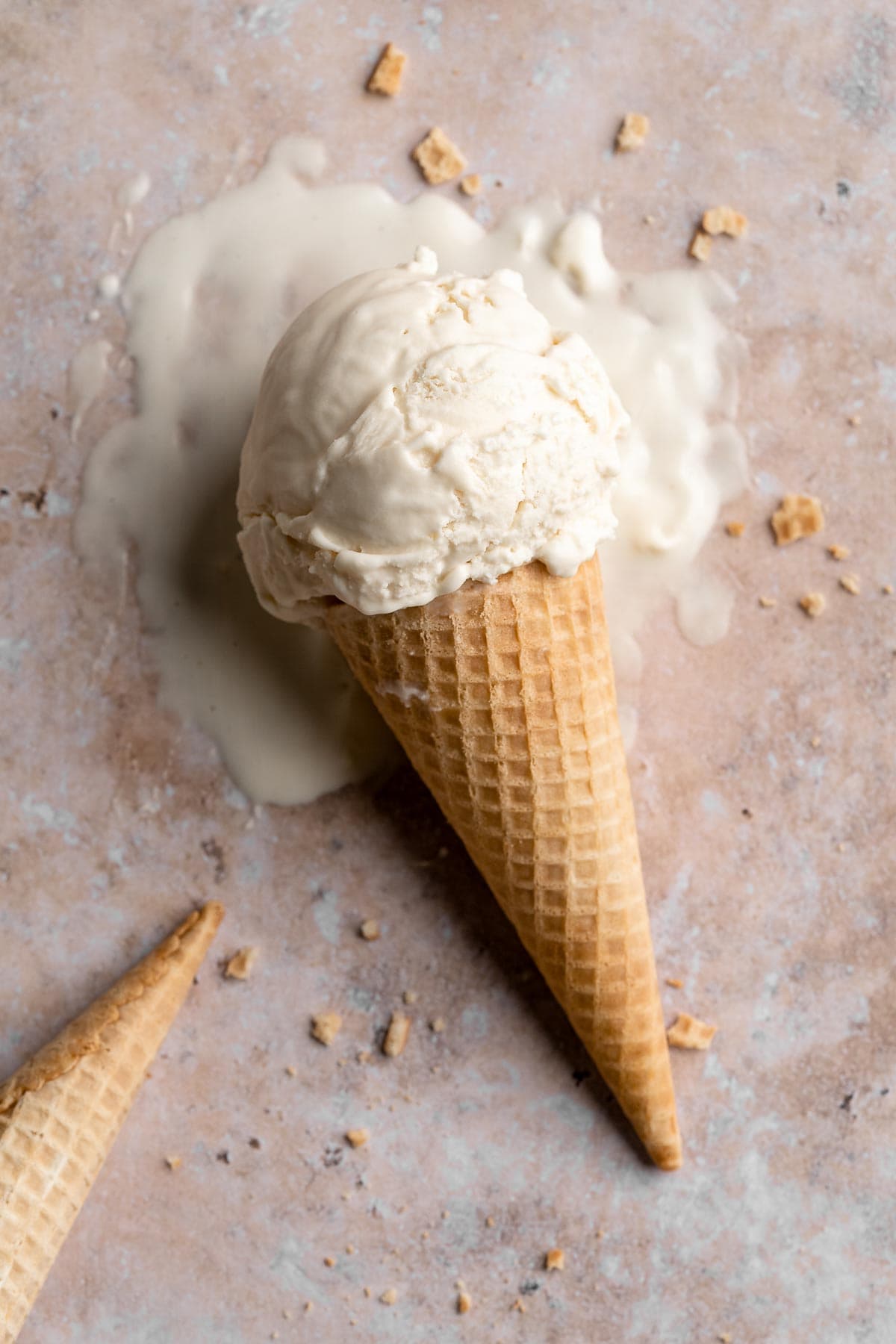 Sweet and creamy, this No Churn Vanilla Ice Cream recipe is the easiest way to make homemade ice cream — no ice cream maker required! | aheadofthyme.com