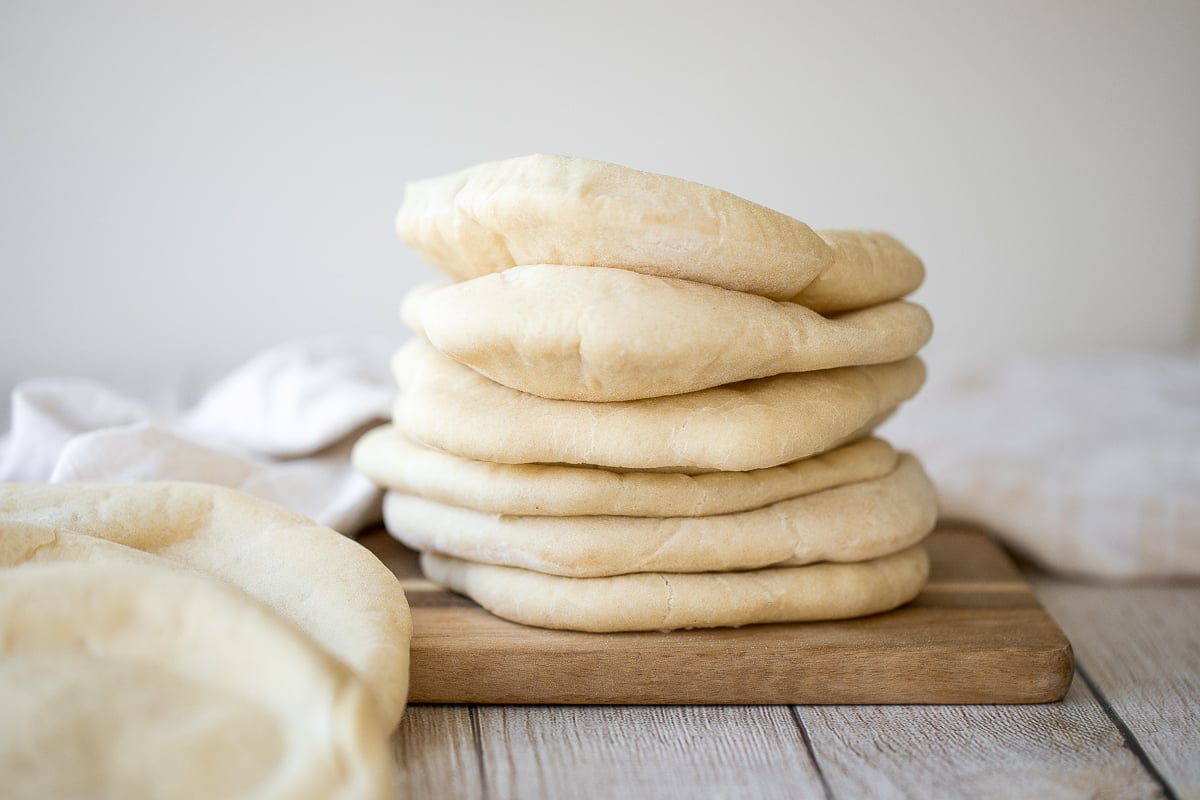 Homemade Pita Bread Ahead Of Thyme