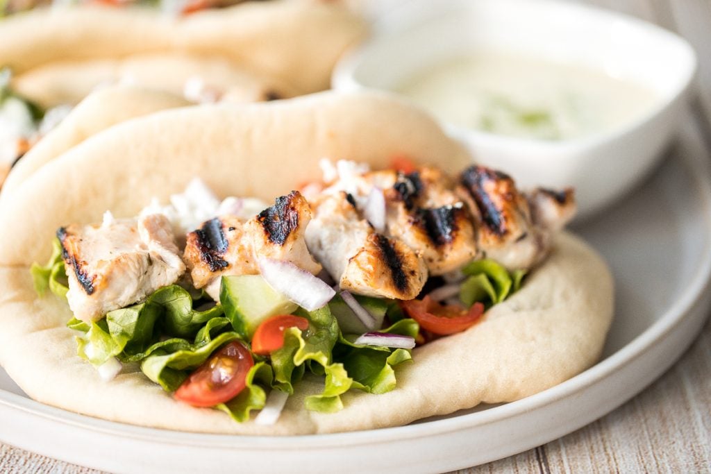 Greek Chicken Gyros with Tzatziki - Ahead of Thyme