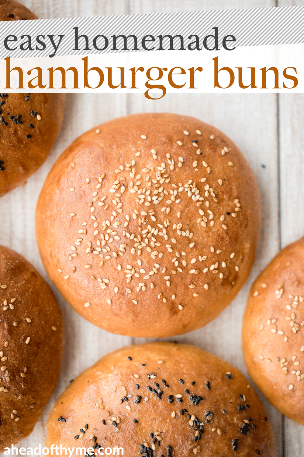 Easy Homemade Hamburger Buns