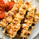 Joojeh Kabob are classic Persian saffron chicken kebabs marinated in lemon and saffron for authentic Iranian flavor. Perfect for grilling or oven-baking! | aheadofthyme.com