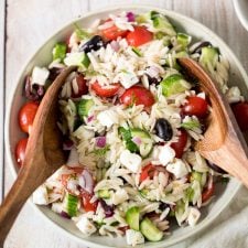 Mediterranean Orzo Pasta Salad-image