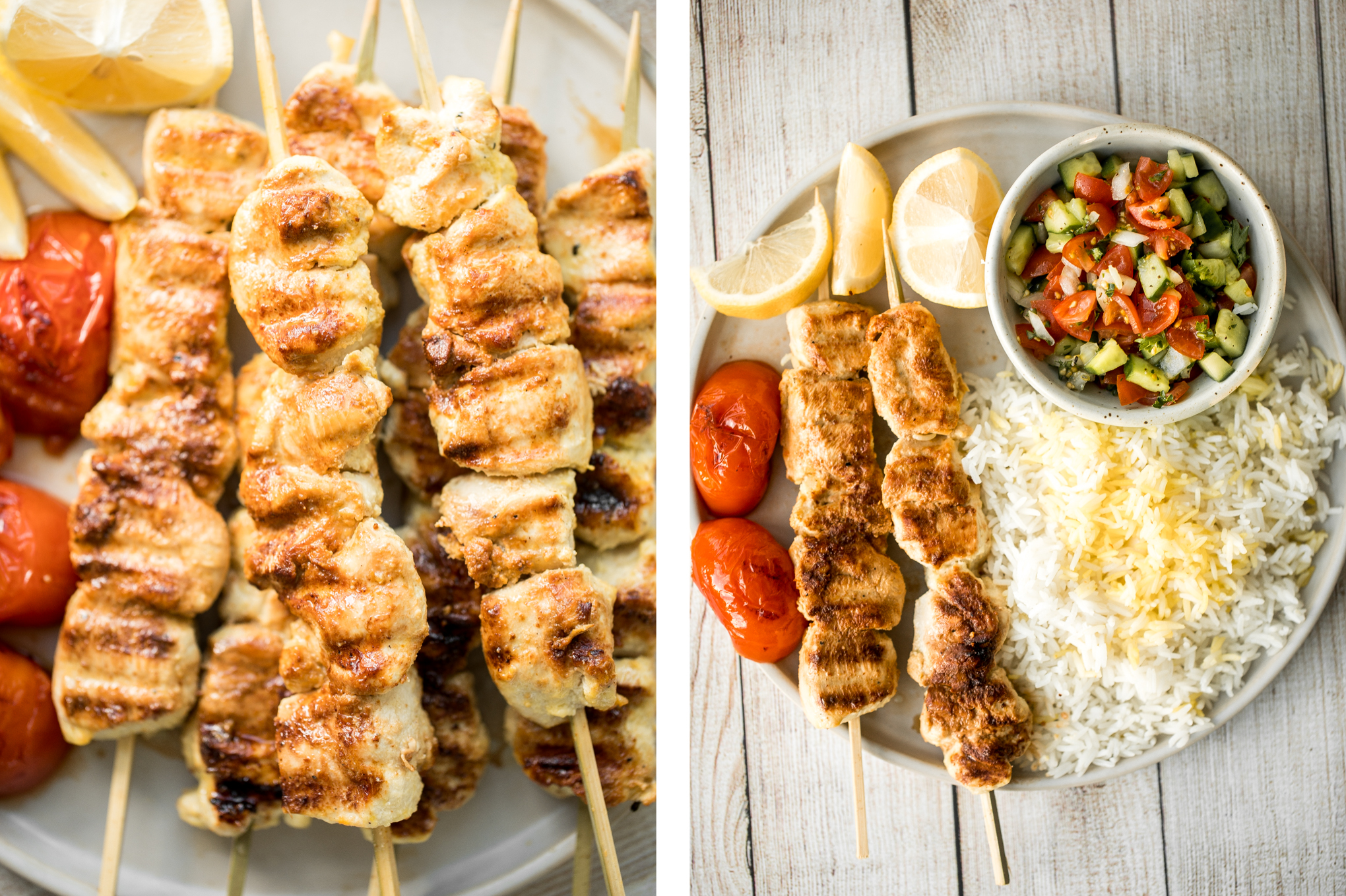 Persian Saffron Chicken Kebabs (Joojeh Kabob)