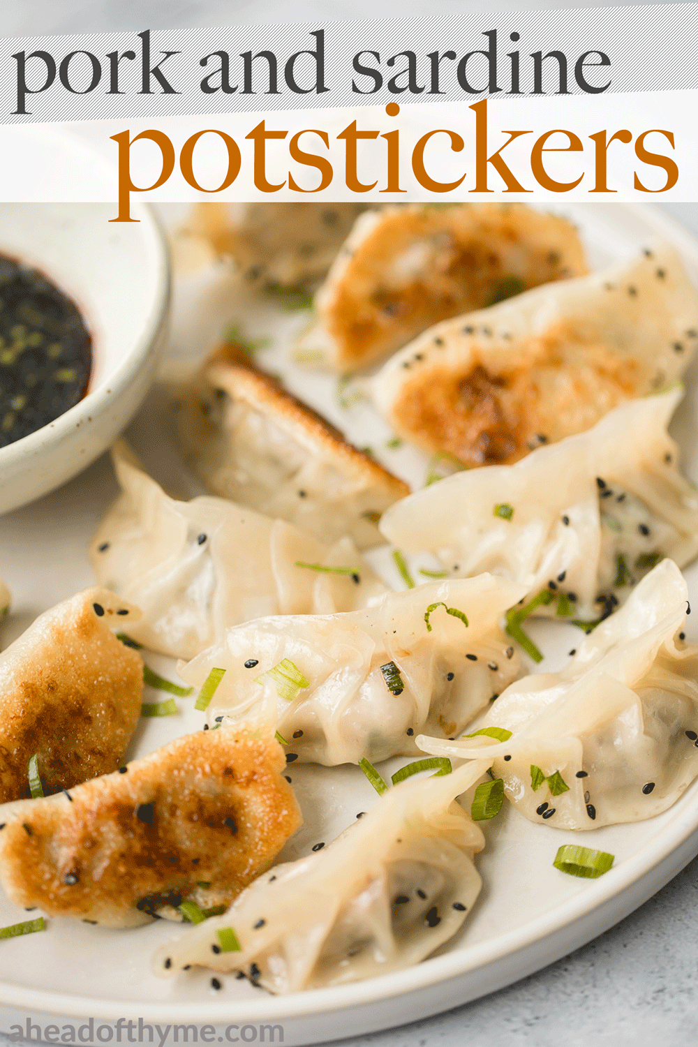 Pork and Sardine Dumplings (Potstickers)