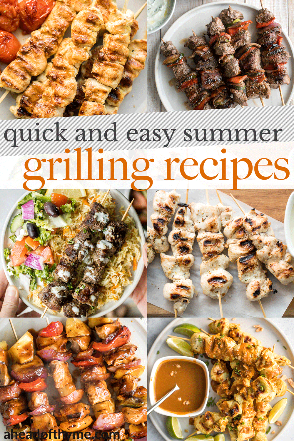 Grilling Out Recipes - Perfect for Summer BBQs