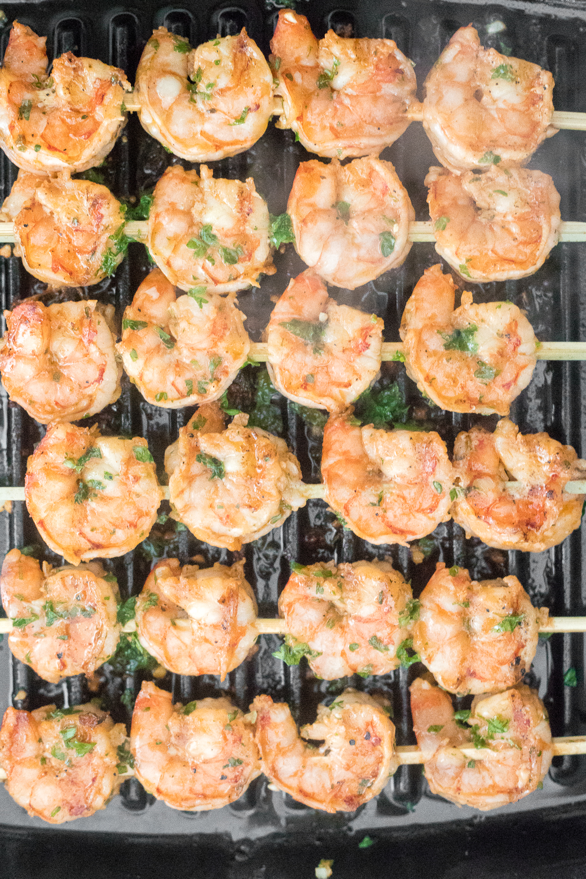 Grilled Cajun Shrimp Skewers Ahead of Thyme