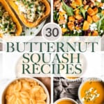 Browse the top 30 most popular butternut squash recipes from soups, salads, side dishes, mains, and dessert, there are so many ways to cook with squash. | aheadofthyme.com