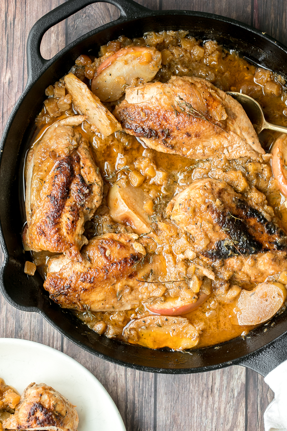 Apple Cider Chicken with Butternut Squash Ahead of