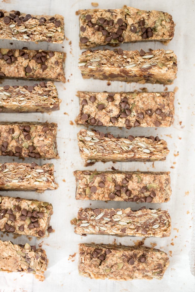 Chewy Peanut Butter Granola Bars Ahead of Thyme
