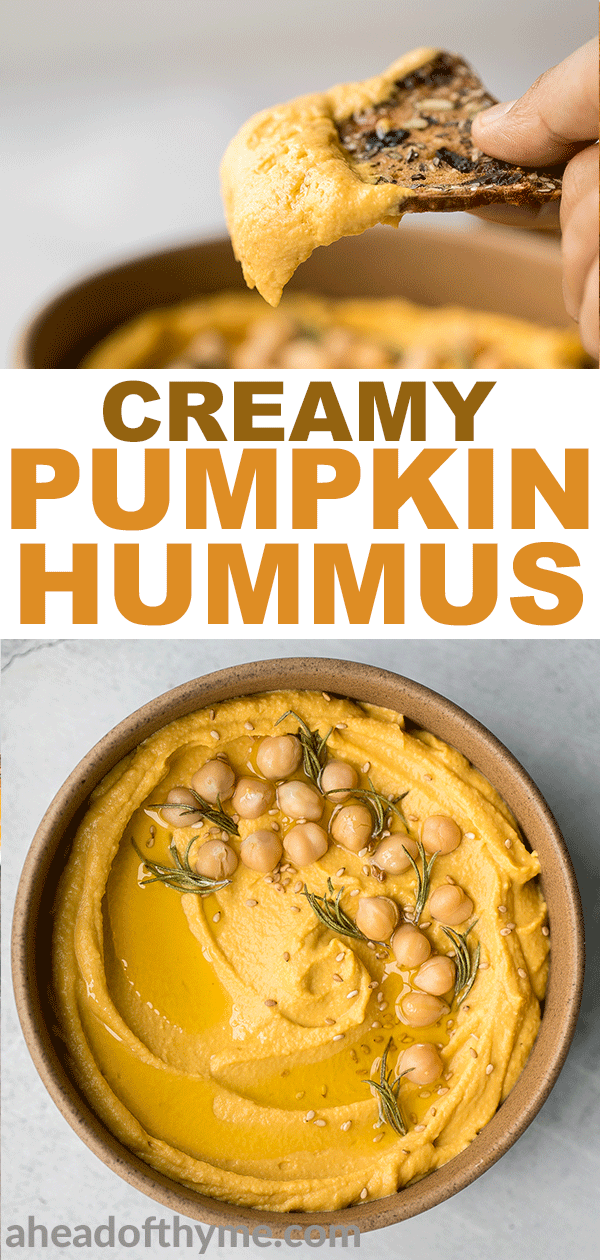 Creamy Pumpkin Hummus