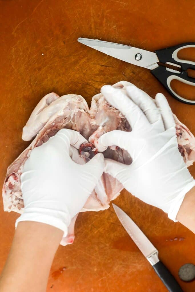 Roasted spatchcock chicken, also called butterflied chicken, cooks faster, stays juicy, and delivers perfectly crispy skin every time. | aheadofthyme.com