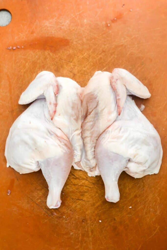 Roasted spatchcock chicken, also called butterflied chicken, cooks faster, stays juicy, and delivers perfectly crispy skin every time. | aheadofthyme.com