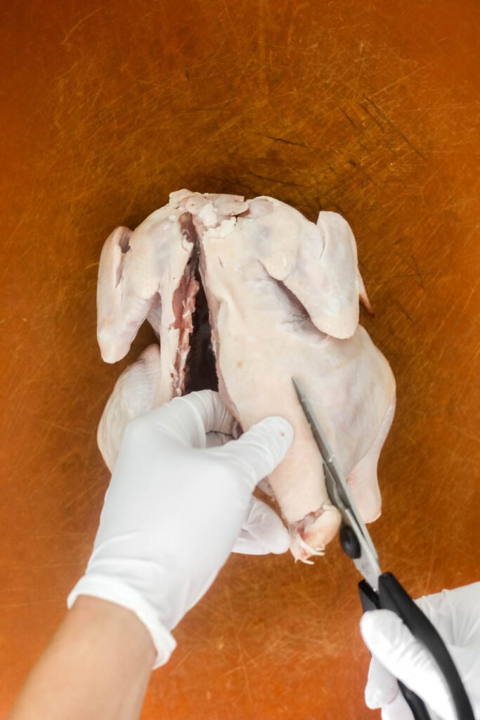 Roasted spatchcock chicken, also called butterflied chicken, cooks faster, stays juicy, and delivers perfectly crispy skin every time. | aheadofthyme.com