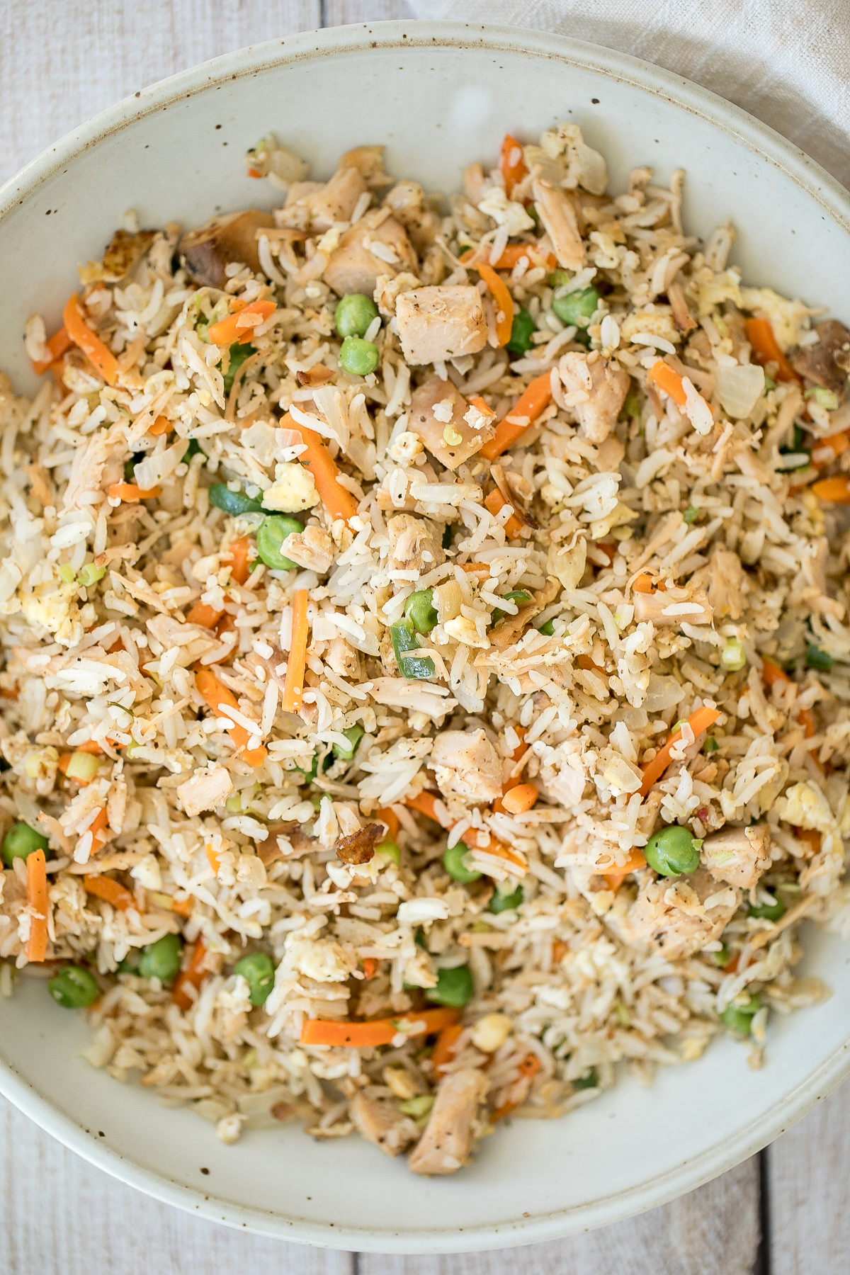 Leftover Turkey Fried Rice Ahead of Thyme