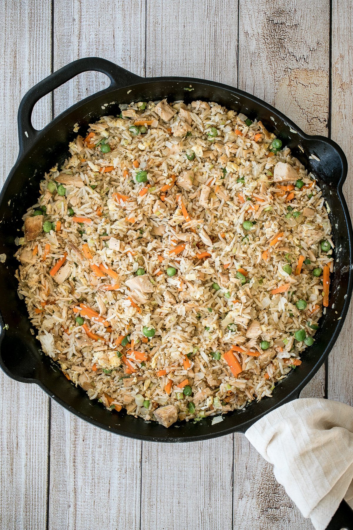 Leftover Turkey Fried Rice Ahead of Thyme