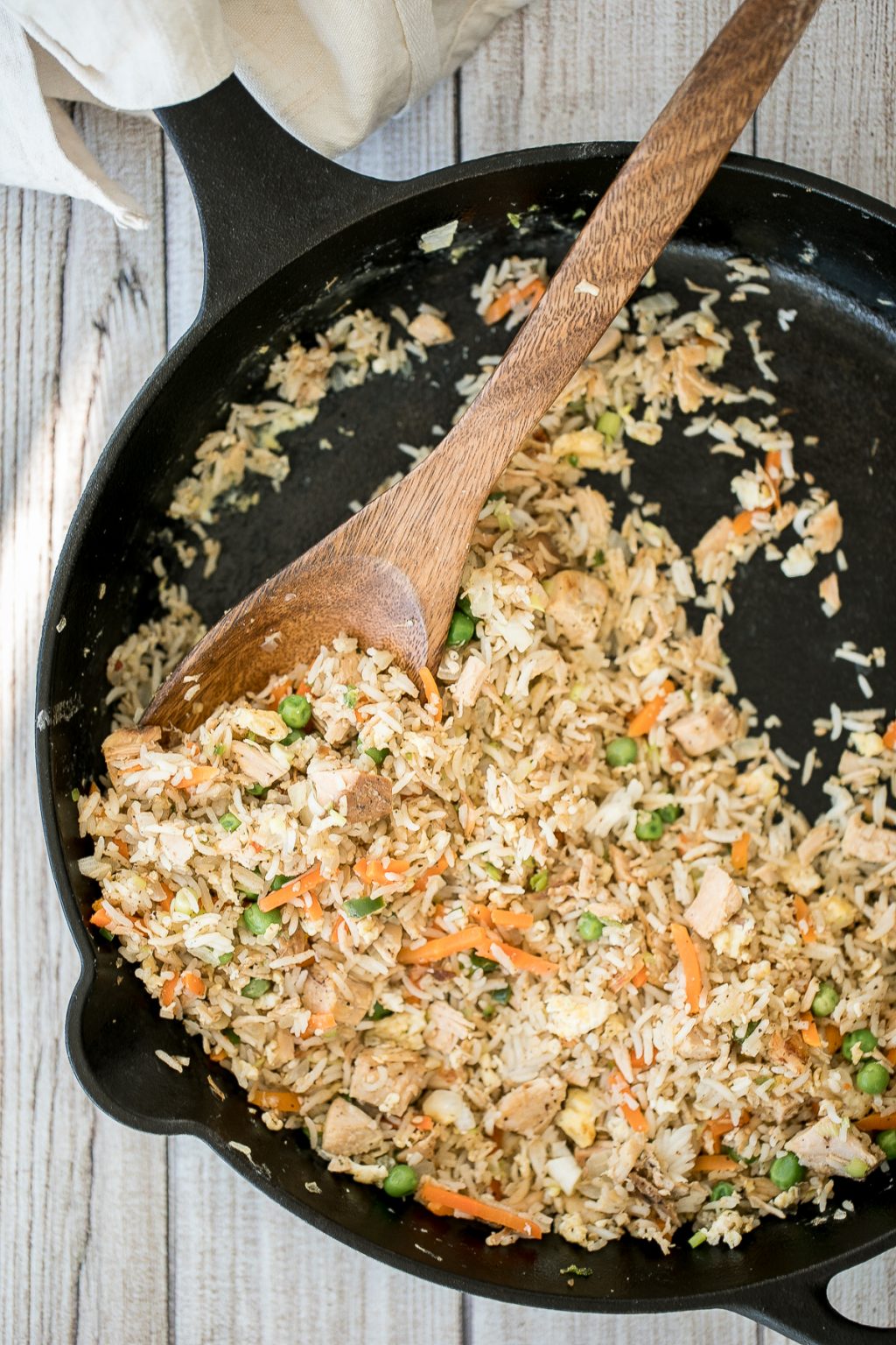 Leftover Turkey Fried Rice Ahead of Thyme