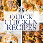 Top 25 most popular quick and easy chicken recipes from sheet pan dinners to skillet one pot meals to slow cooker chicken and MORE = easy weeknight dinner. | aheadofthyme.com