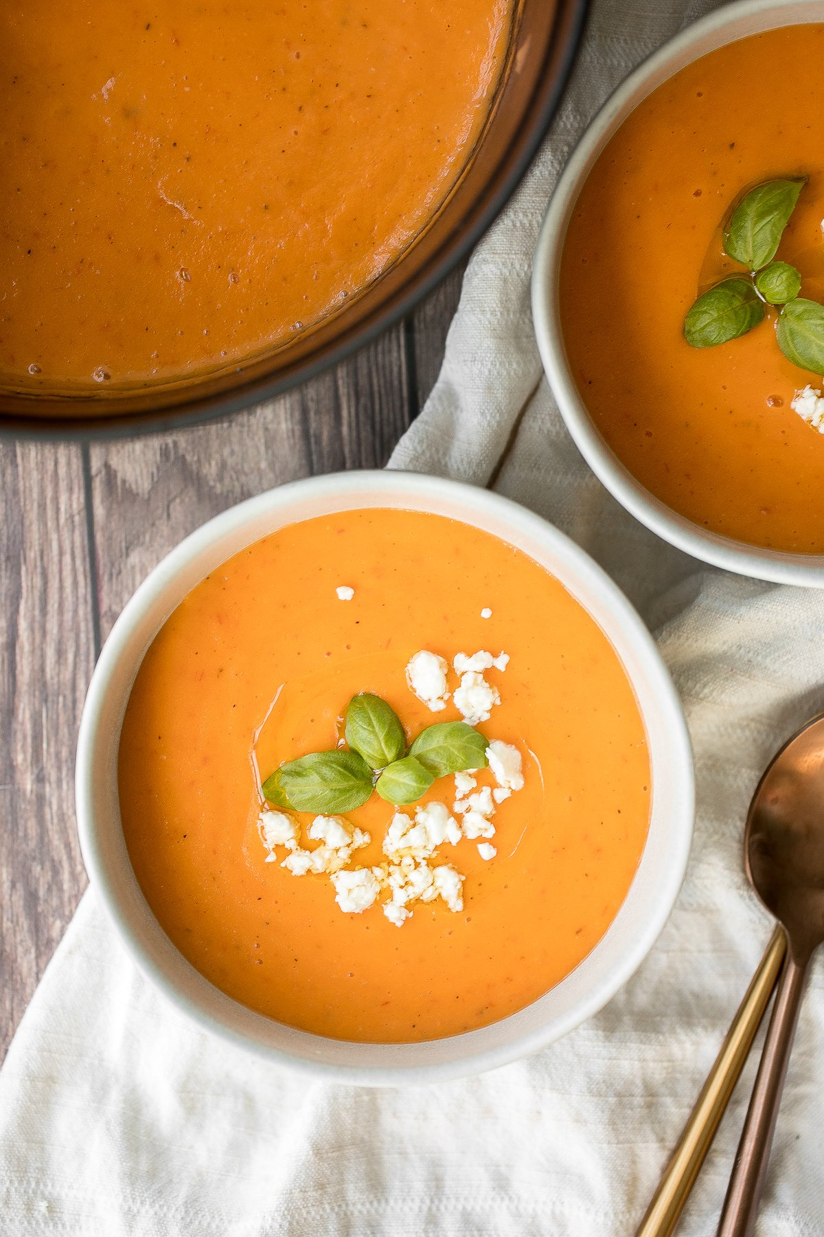 Creamy Tomato Potato Soup Ahead of Thyme