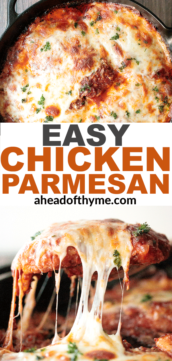 Easy Chicken Parmesan (Parmigiana)