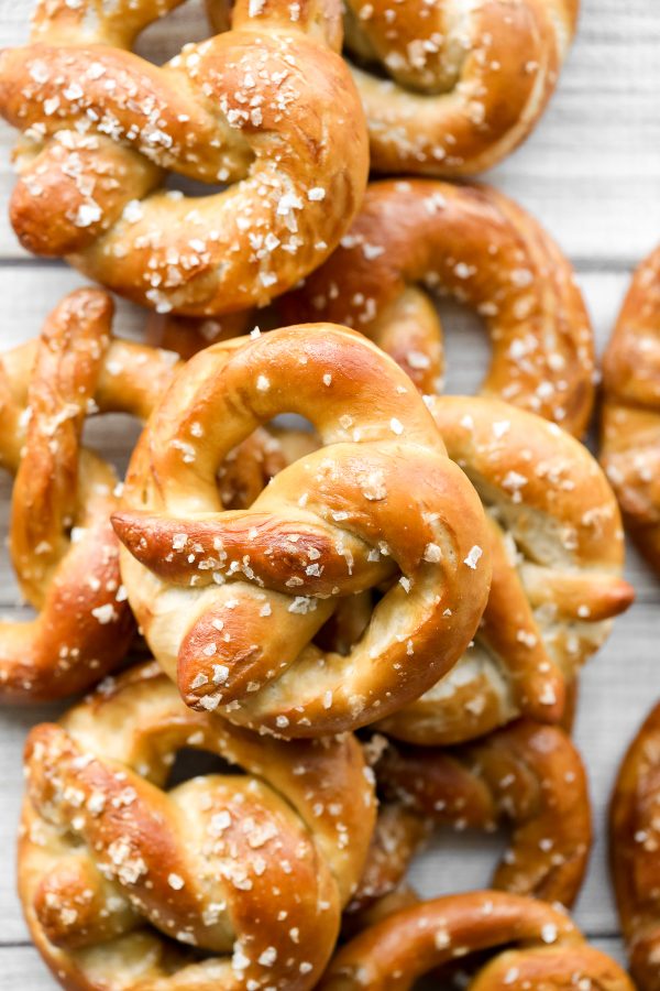 Easy Salted Soft Pretzels Ahead of Thyme