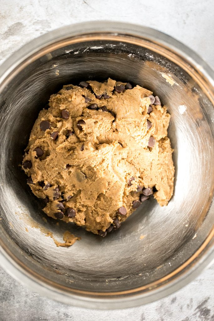 Thick, fluffy, chewy pumpkin chocolate chip cookies is when pumpkin bread meets chocolate chip cookies. These no chill cookies are ready in under 20 mins. | aheadofthyme.com