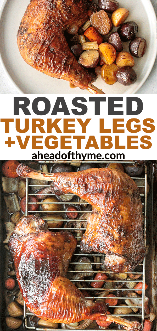 Roasted Turkey Legs with Vegetables