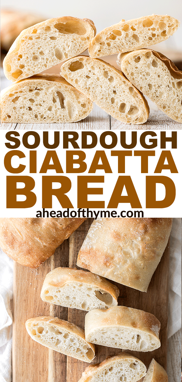 Small Batch Sourdough Ciabatta Bread