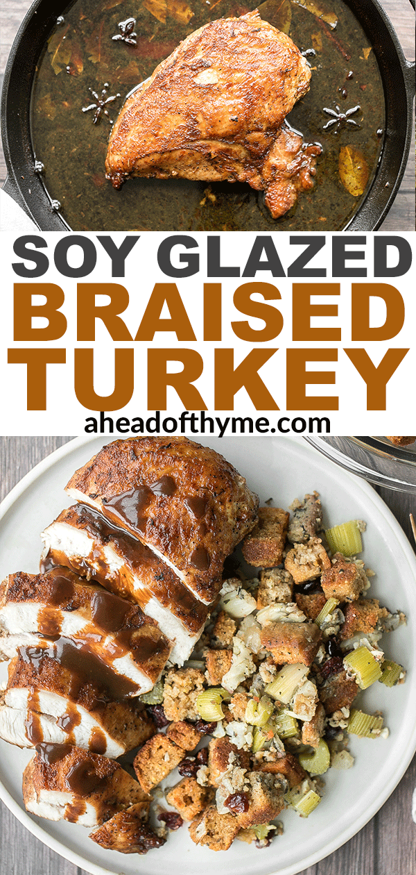 Soy Glazed Braised Turkey Breast with Five-Spice
