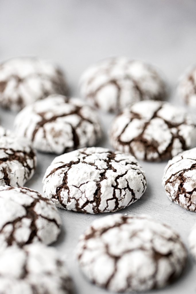Chocolate Crinkle Cookies | aheadofthyme.com